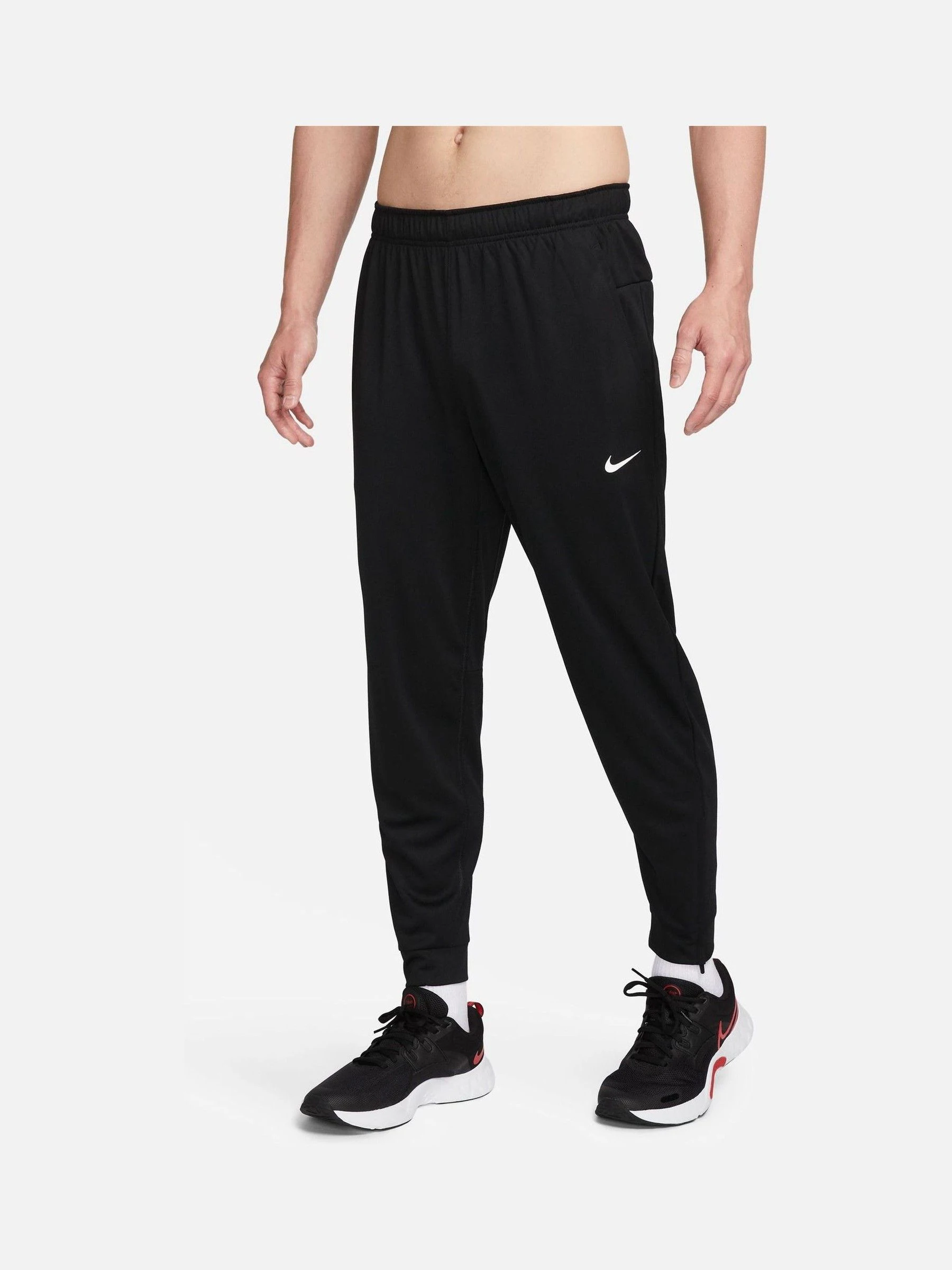 Zwart - Nike Dri-FIT Totality trainingsbroek met taps toelopende pijpen