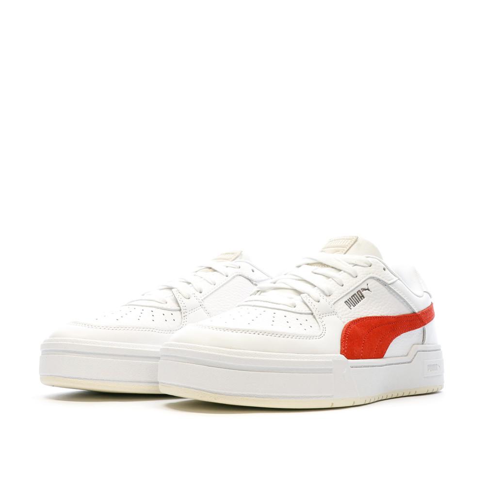 Puma Baskets Blanc/Rouge Homme Puma Ca Pro Suede