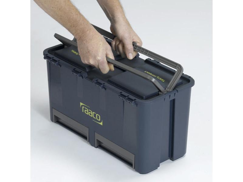 Raaco Werkzeugkiste Compact 27 Werkzeugkoffer, dunkelblau