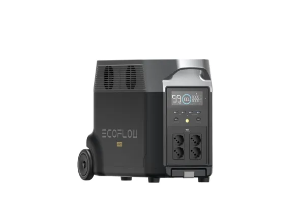 EcoFlow Delta Pro - Transportabel strømstation - AC 220-240 V - litiumjernfosfat - 3600 Wh - Wi-Fi, Bluetooth - output-stikforbindelser: 14