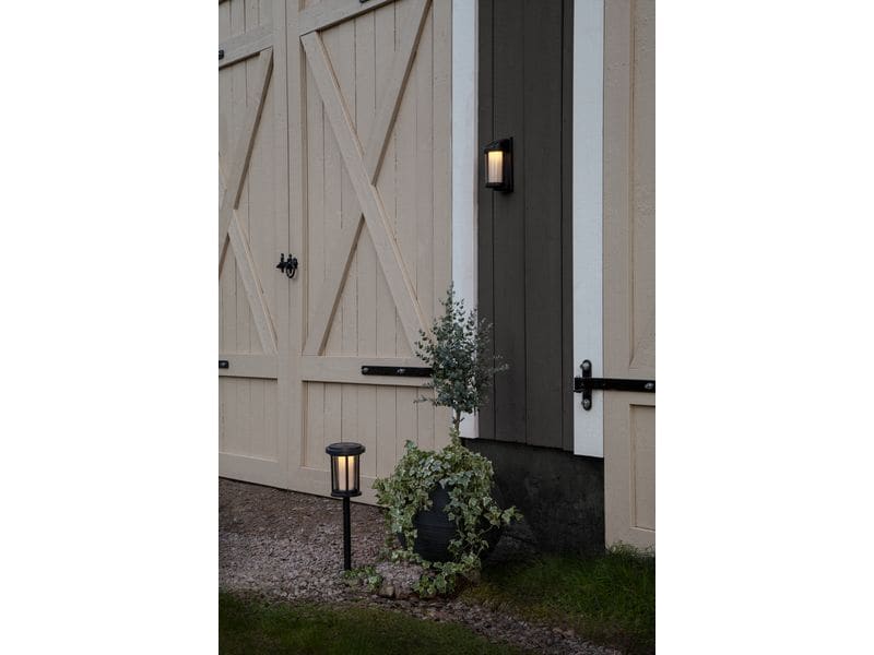 Star Trading Gartenlicht Solar Bollard Alippa, 44 cm, Schwa Solarpollerleuchte