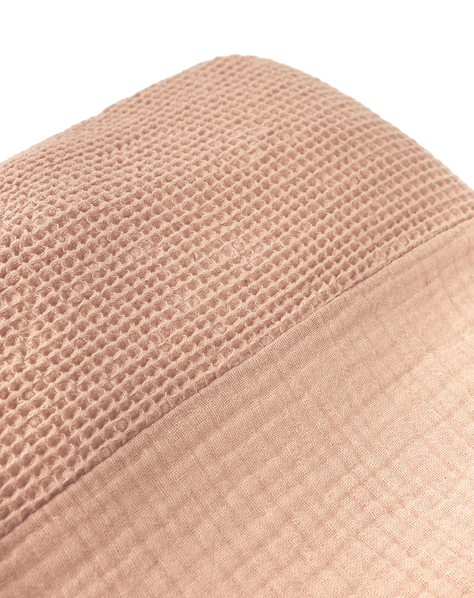 Housse de matelas à langer wabi-sabi en coton lavé | Rose