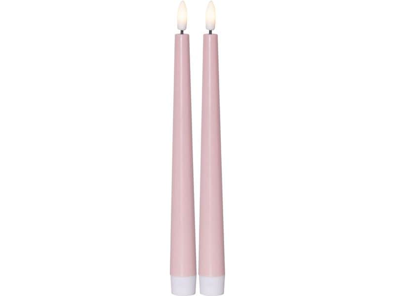 Star Trading LED-Stabkerzen Set Dinner Candy 2 pack, Warmwe LED-Kerzen-2er-Set