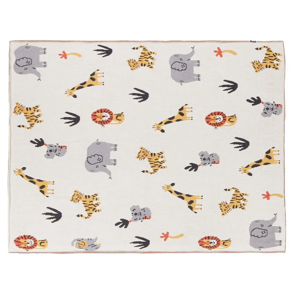 SAMEO - Kinderdeken - Meerkleurig - 130 x 170 cm - Katoen