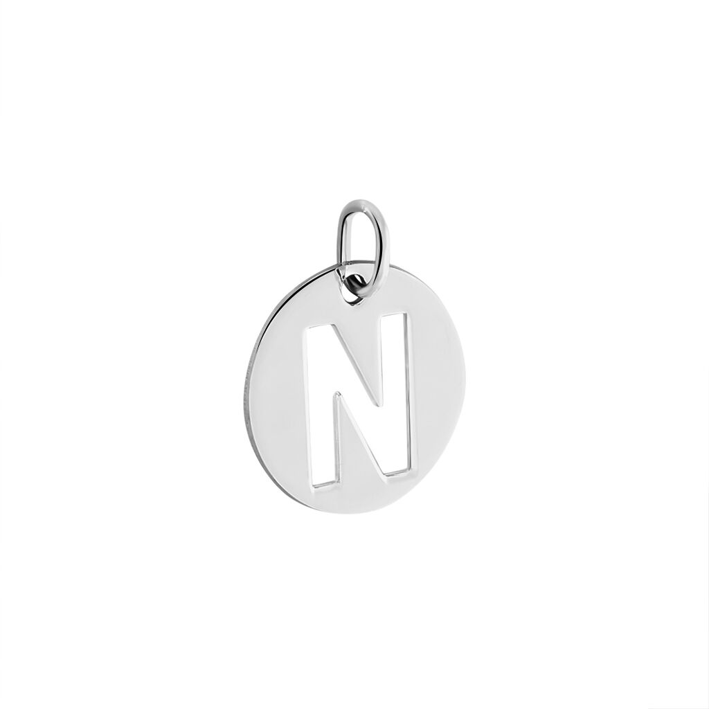 Pendentif Elio N Argent Blanc