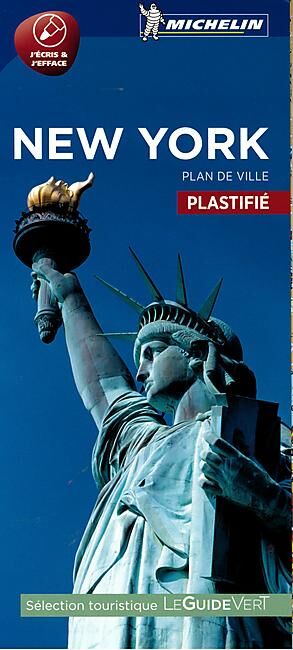 MICHELIN - PLAN DE VILLE NEW YORK PLASTIFIE