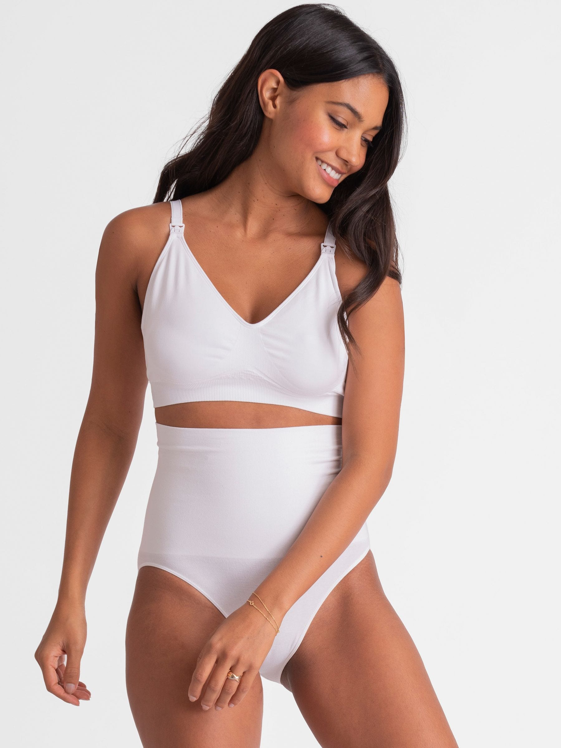 Zwart & wit - Seraphine Post Maternity Support Briefs 2 Pack