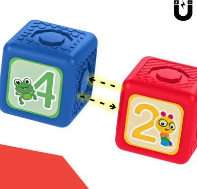 Baby Einstein Add & Stack Magnetiske Aktivitetsklosser