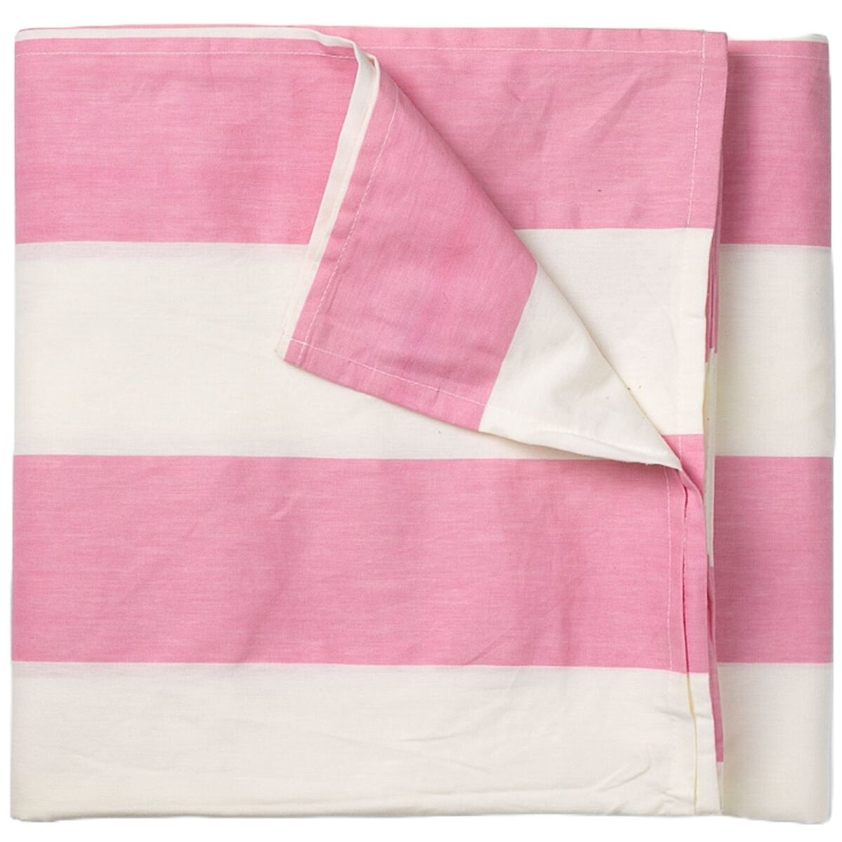 Gaia duk 330x145 cm, rosa/hvit