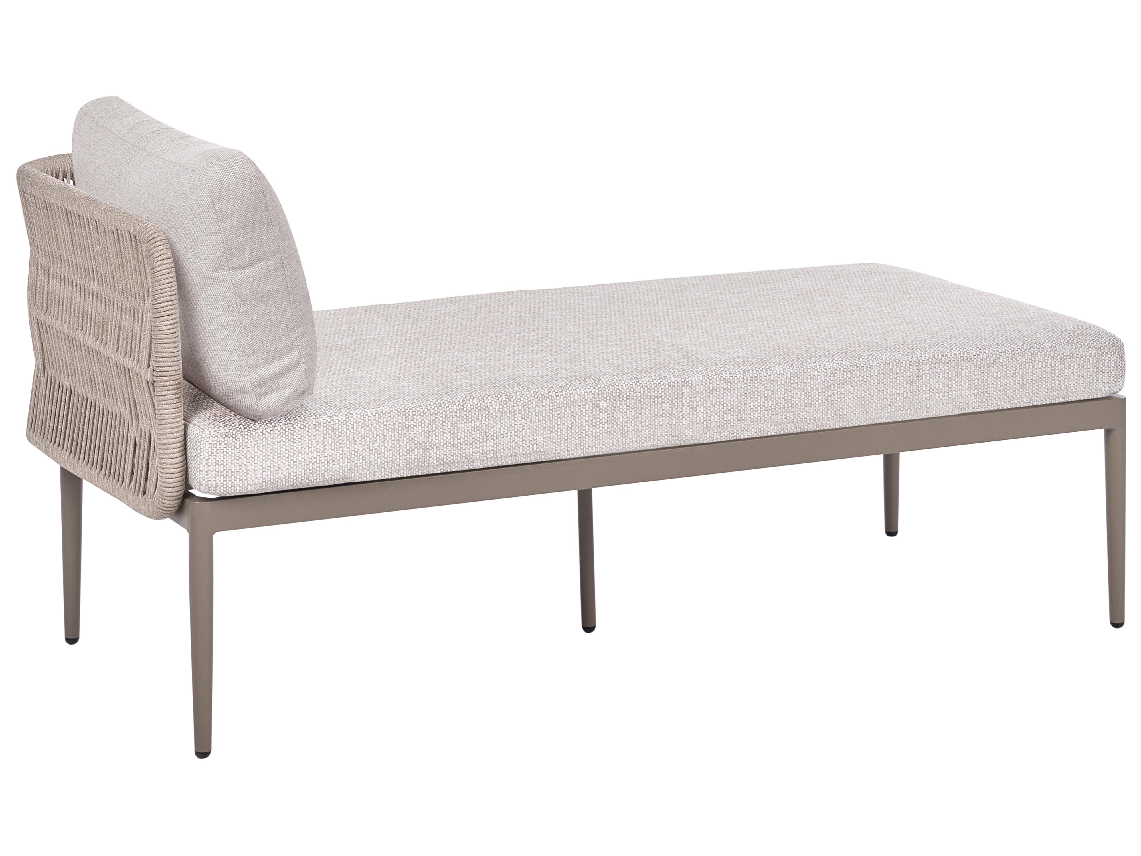 Tuin hoekloungeset met tafel 3-zits LEFFE linkszijdig Metaal Beige