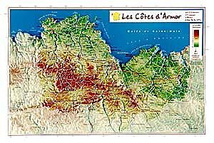 GEORELIEF - GEORELIEF D22 COTE D'ARMOR 21X31
