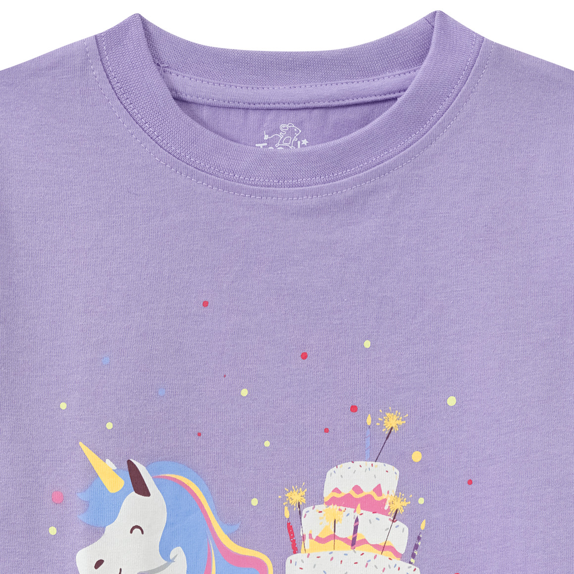 Topolino Kinder T-Shirt mit Geburtstags-Motiv helllila