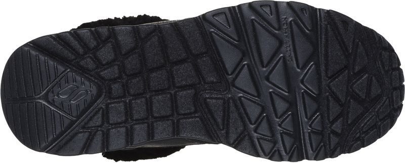 Skechers Uno Lite Comfurt kraag enkellaars, zwart, 9.5 UK Kind, Zwart, 9.5 UK Child
