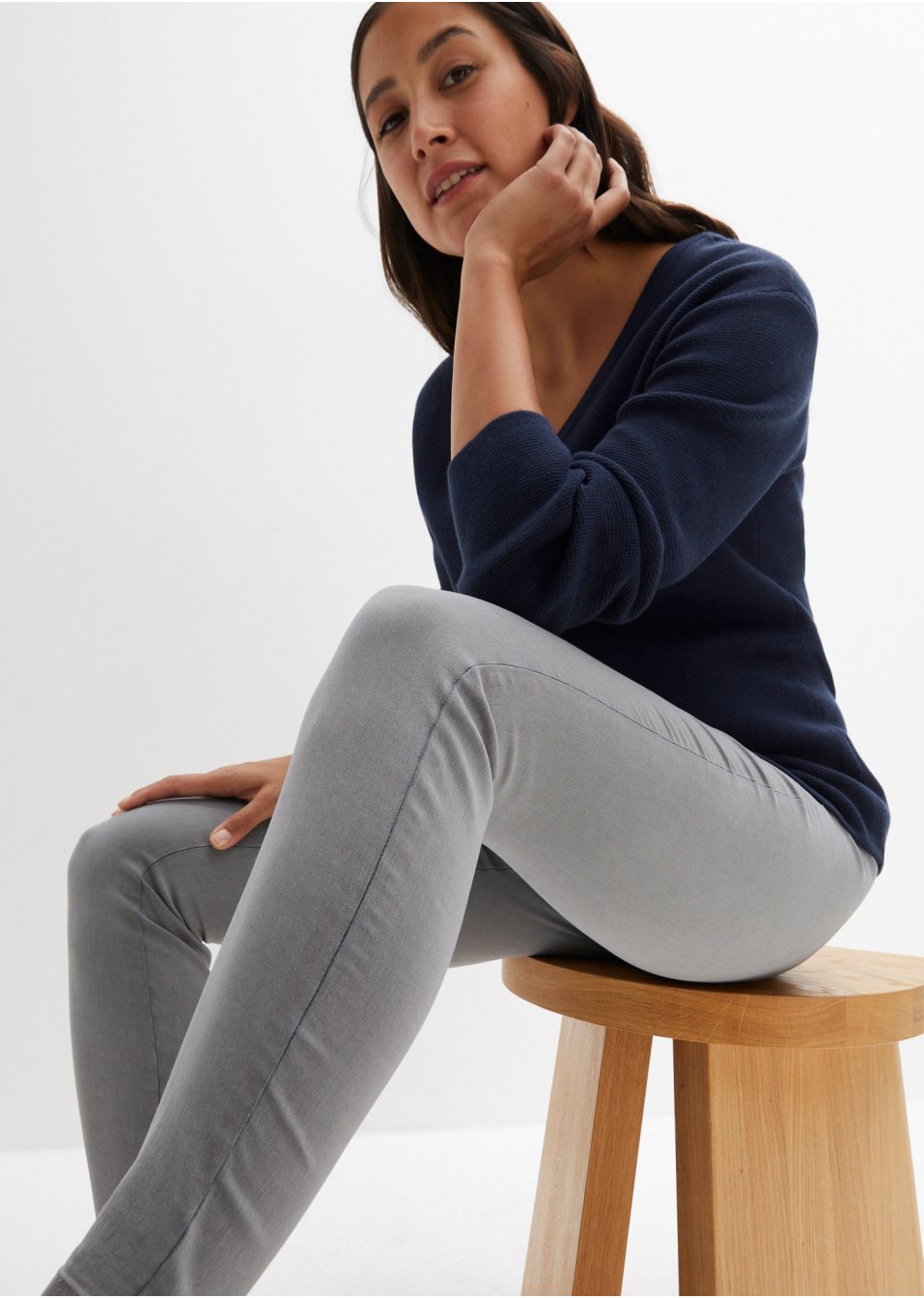 Legging en jean de grossesse