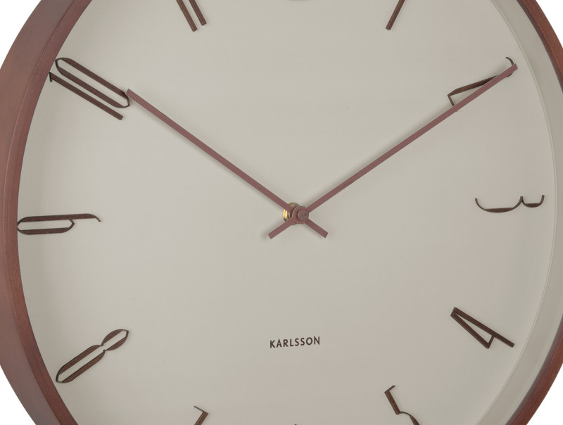 Wall Clock Scandia KA6014BL Misty blue