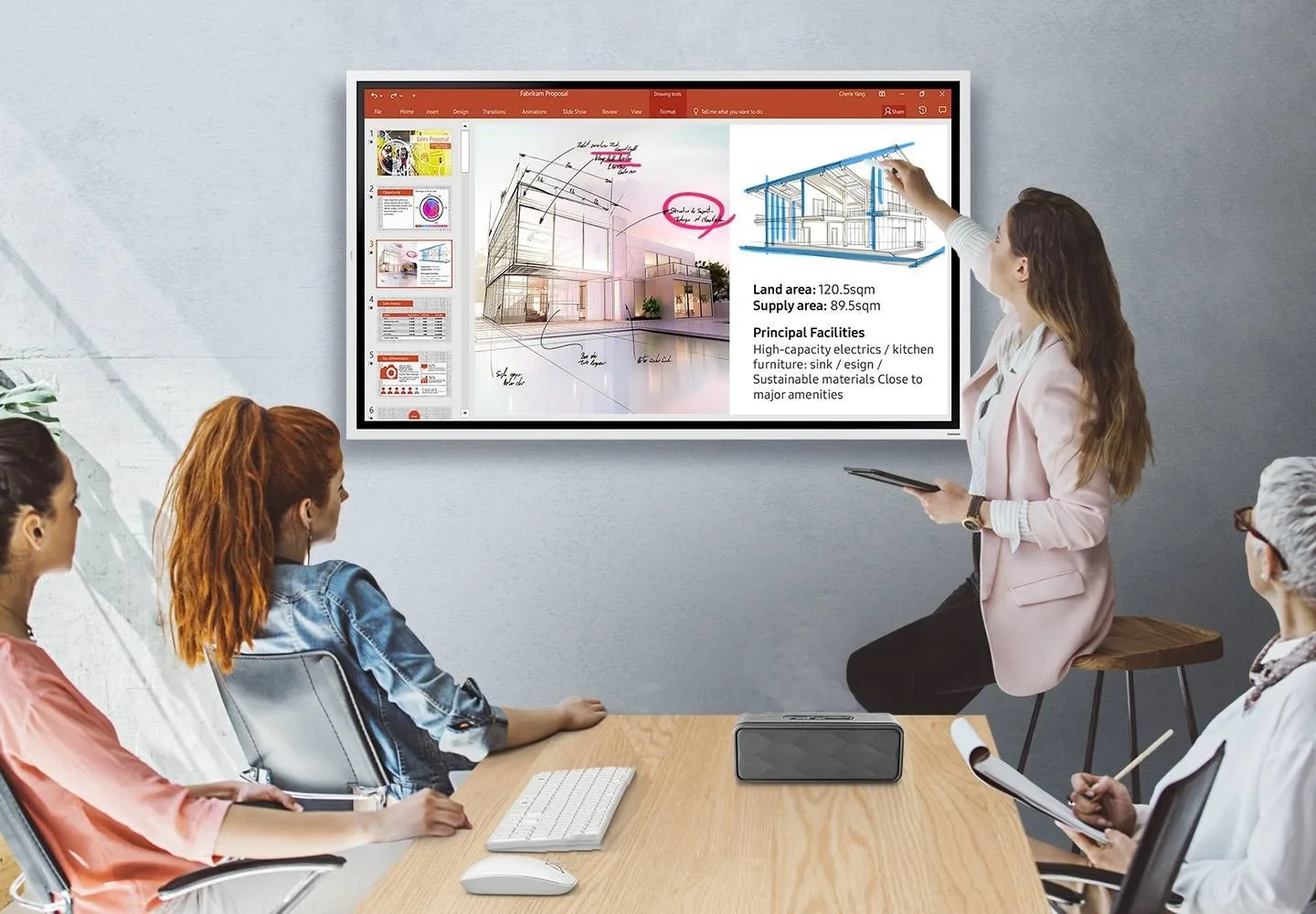 Samsung Flip 2 WM55R-W TV UHD 4K