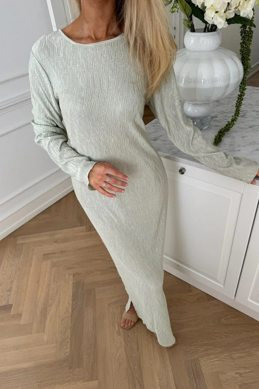 BYIC Odaic Maxi Dress lgreen light green