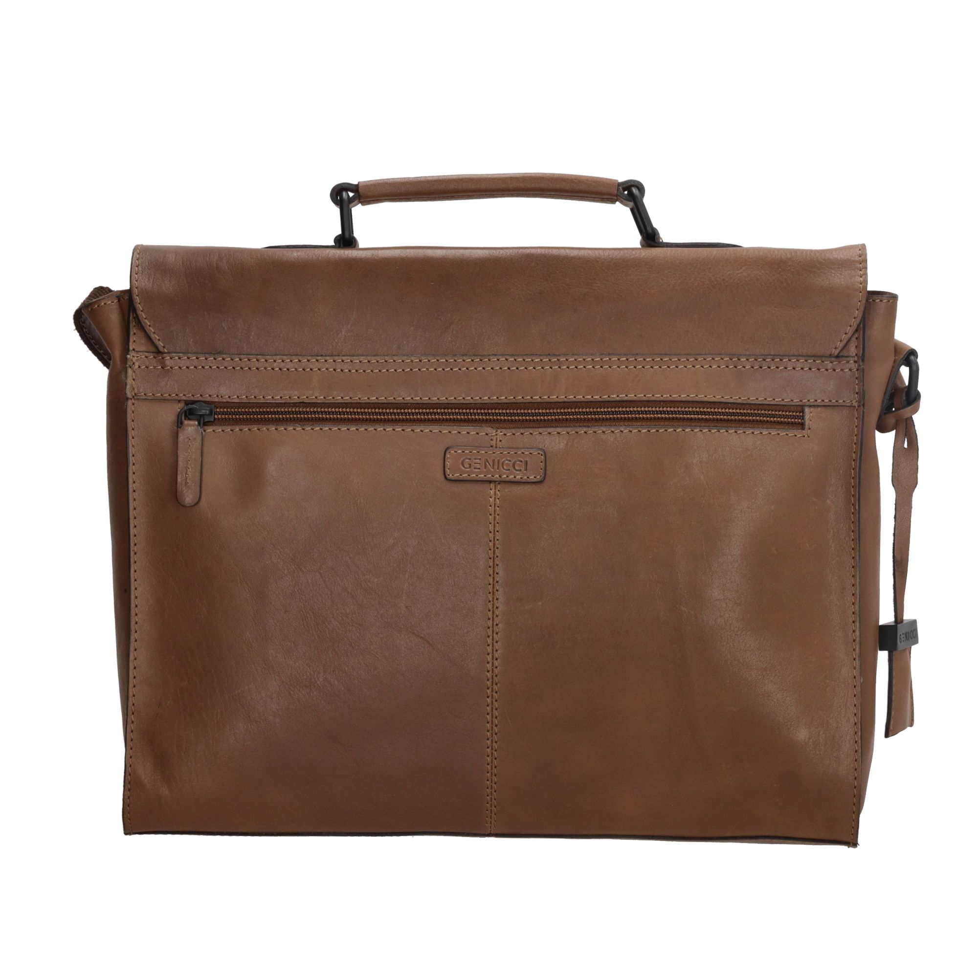 Genicci Prantik Stavanger Messenger Bag 13,3 inch Zand