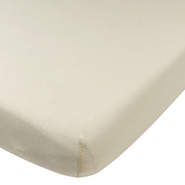 Meyco Baby Uni Hoeslaken Co-Sleeper - 50 x 90 cm - Jersey - Soft Sand