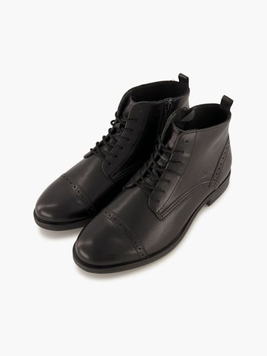 5th Avenue Schnür-Stiefelette Schwarz
