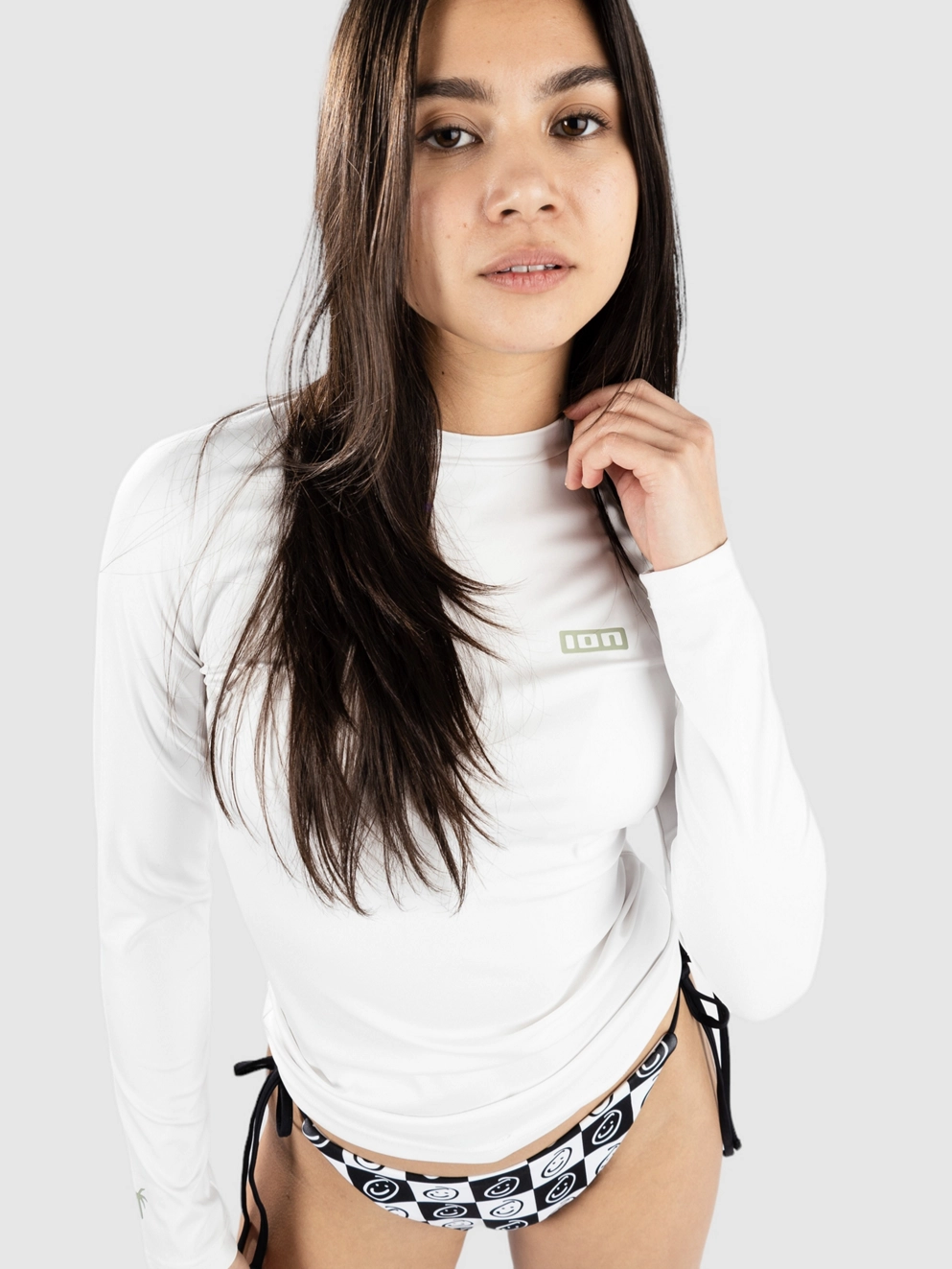 Ion Longsleeve Rash Guard peak/white