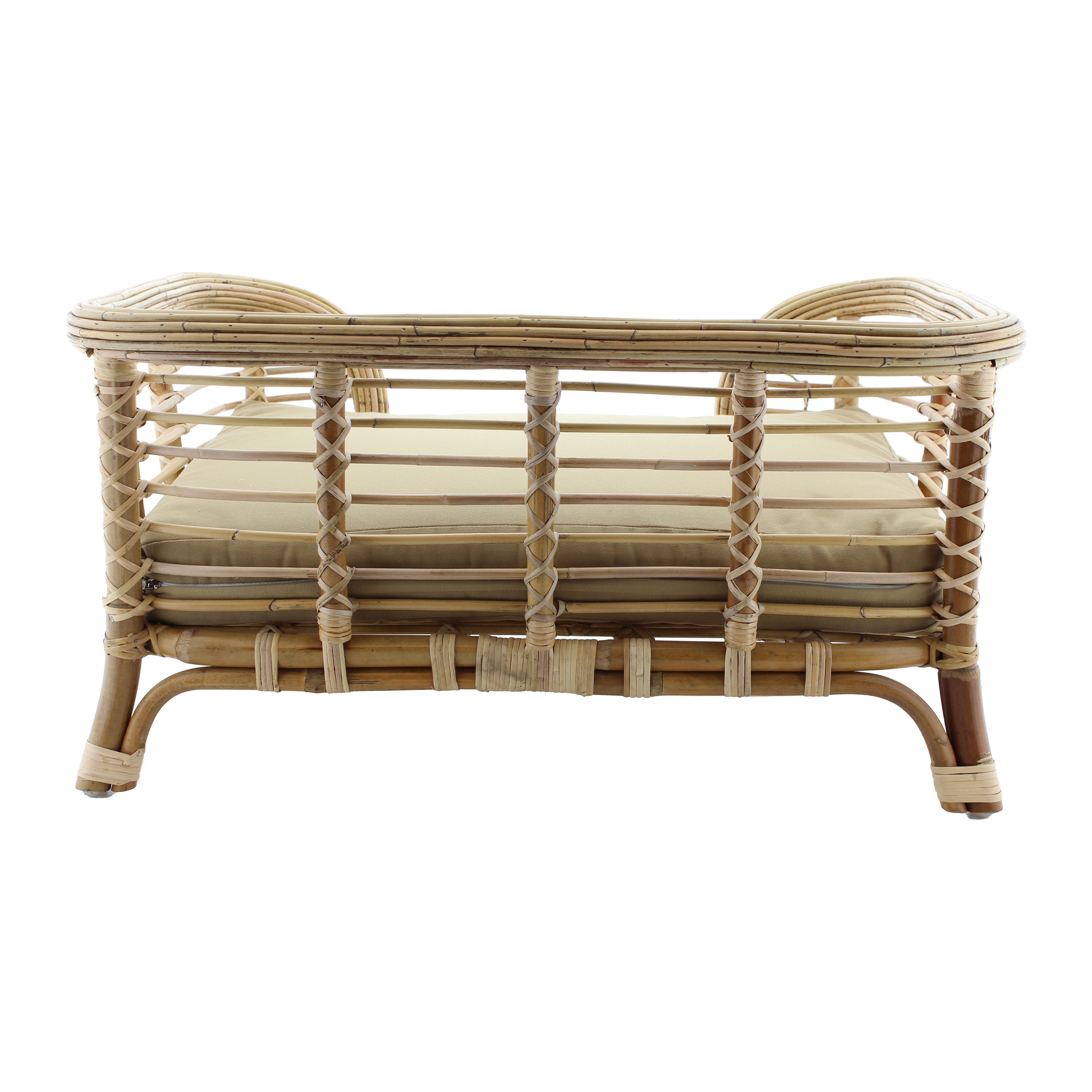 Van der Leeden Rotan Hondenmand 58 x 41 cm