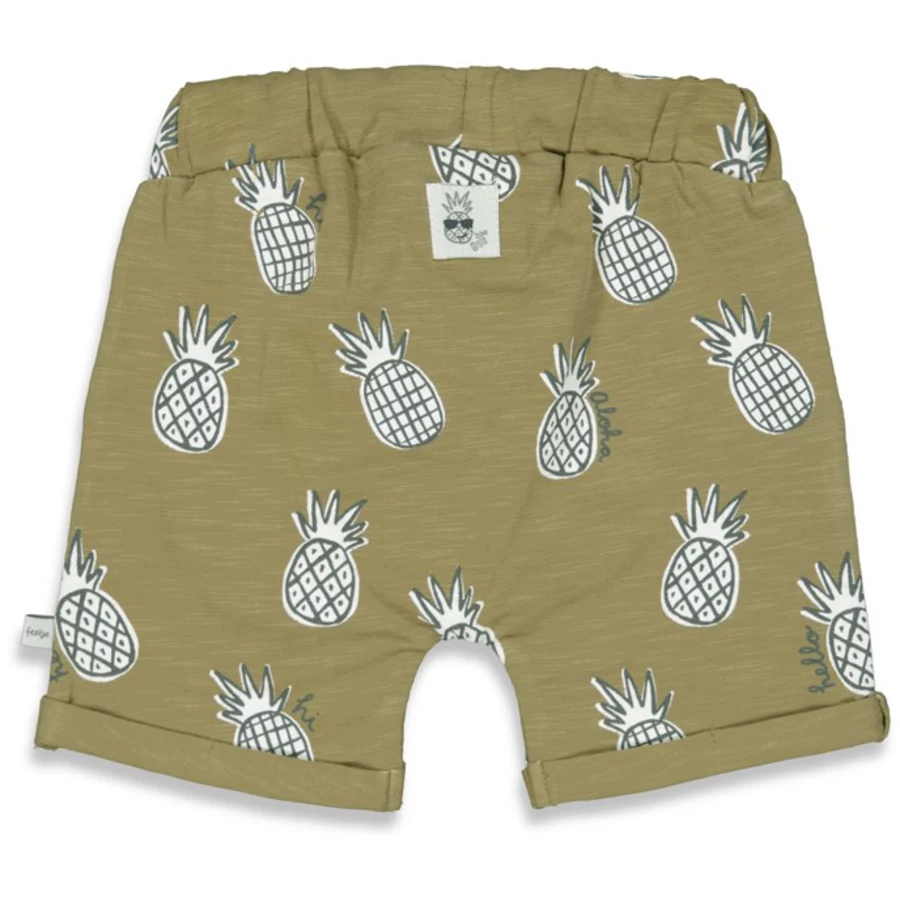 Feetje Shorts Hi Hello Aloha Grün