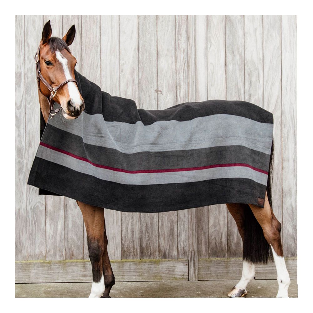 Kentucky HEAVY FLEECE 210X200 cm - Chemise séchante black/grey
