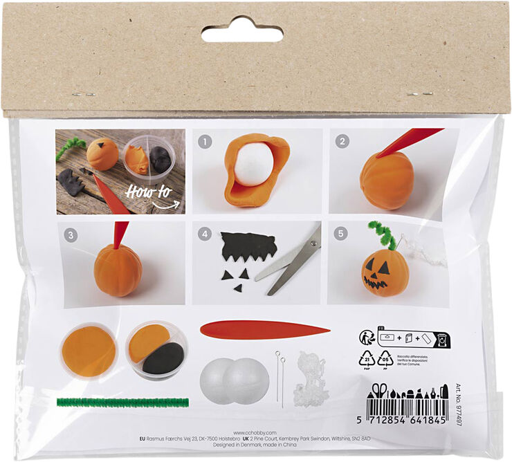 Creativ Company Mini DIY Kit Modellering, Græskar