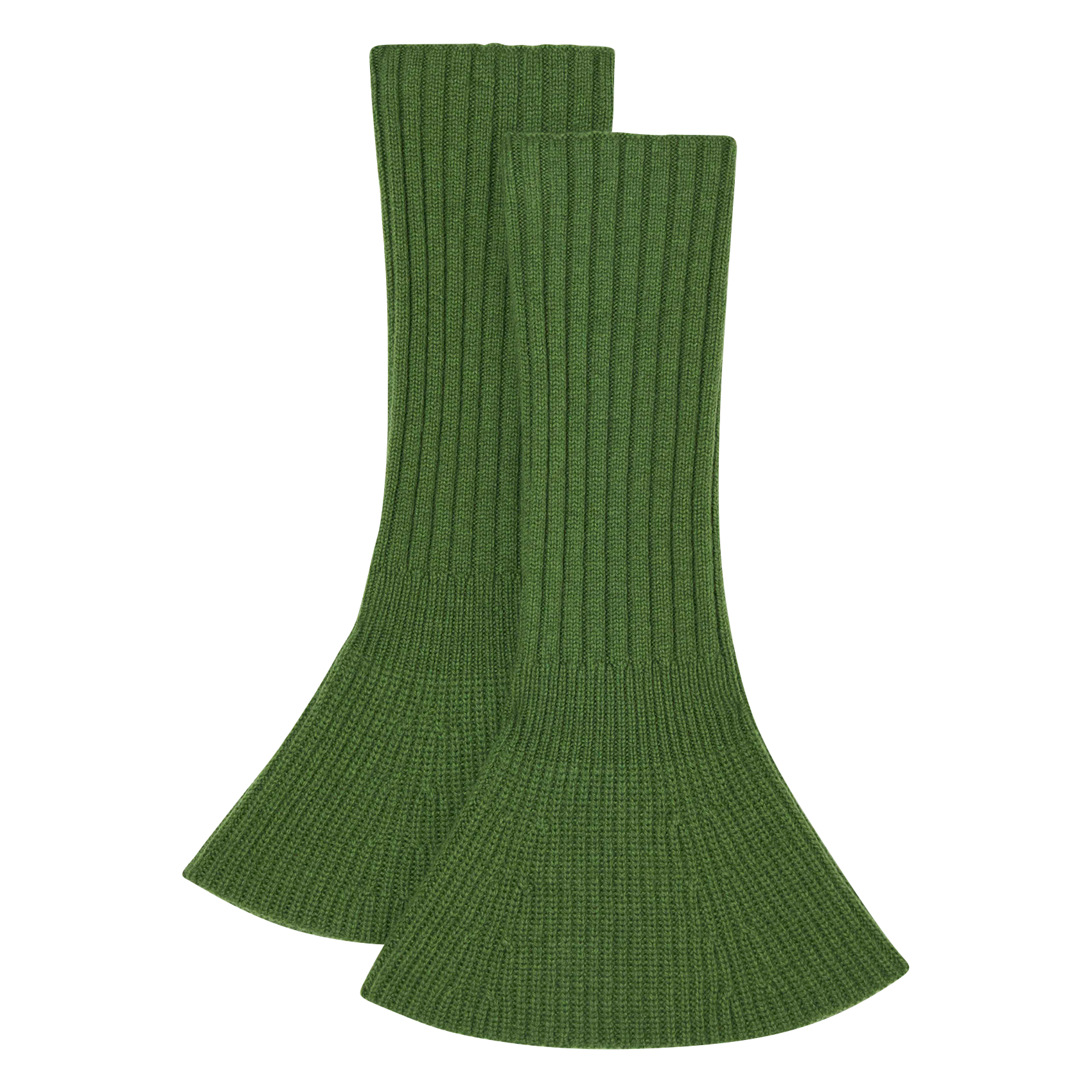 ALMA - Gants manchettes en laine| Vert