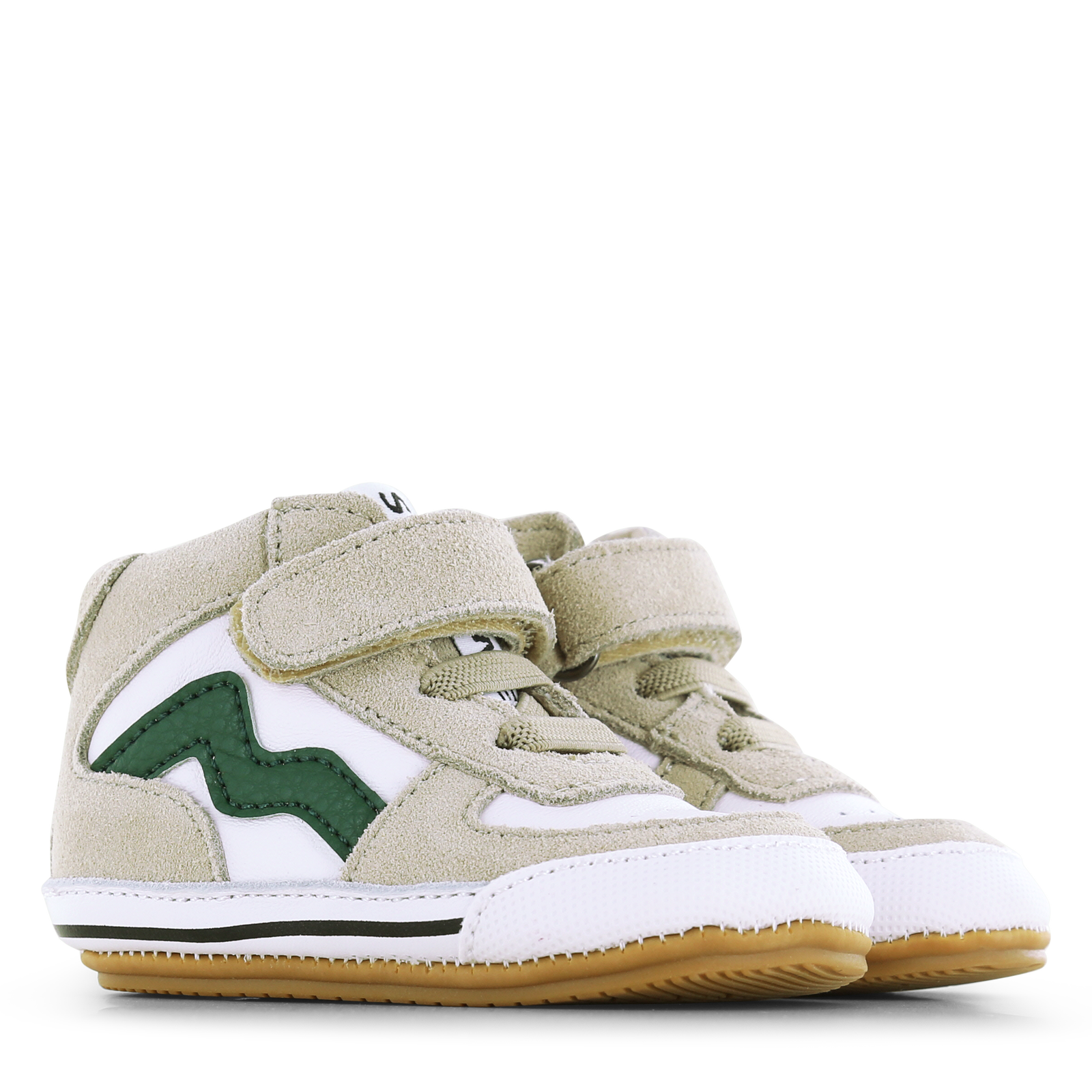 Shoesme beige BABY-PROOF® schoentje Leer, Suède | Jongens schoenen