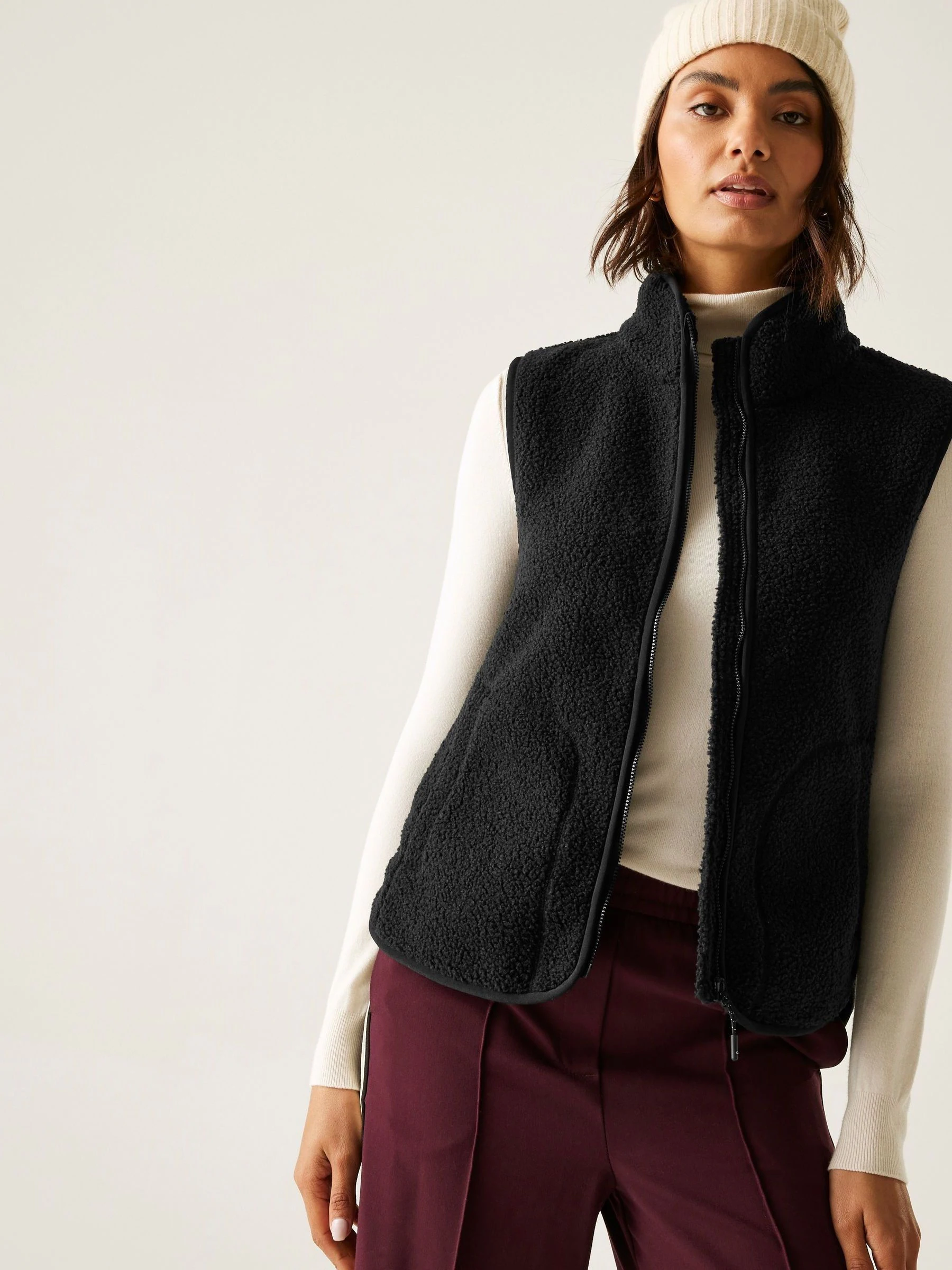 Zwart - Regatta Frankie Borg Bodywarmer Fleece
