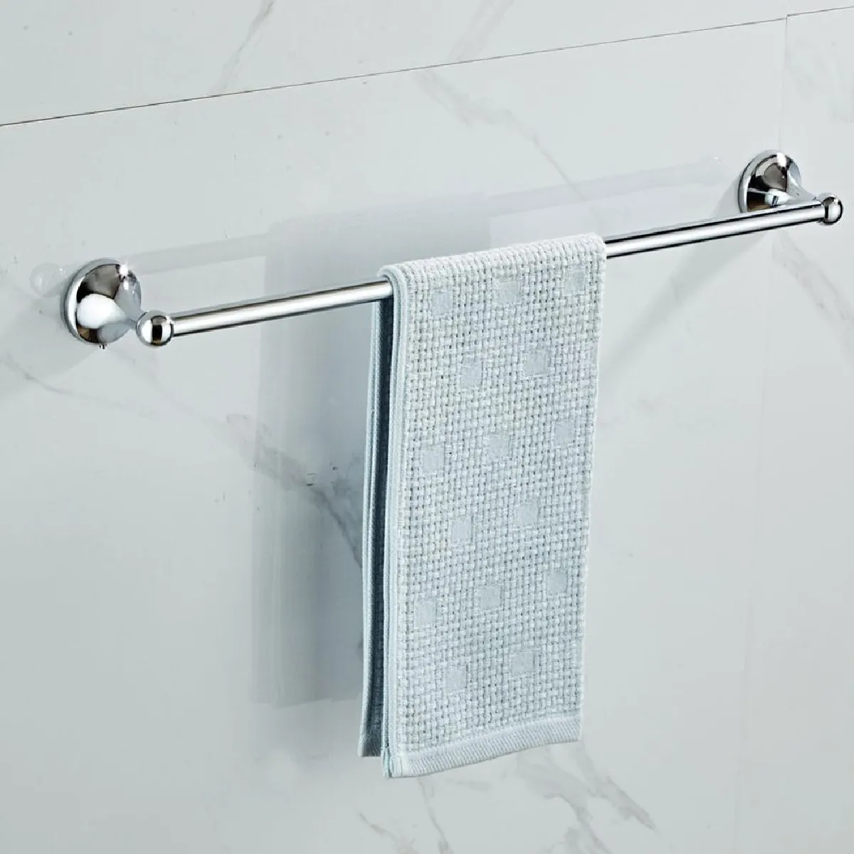 Porte-serviettes mural inox Universal - Argent
