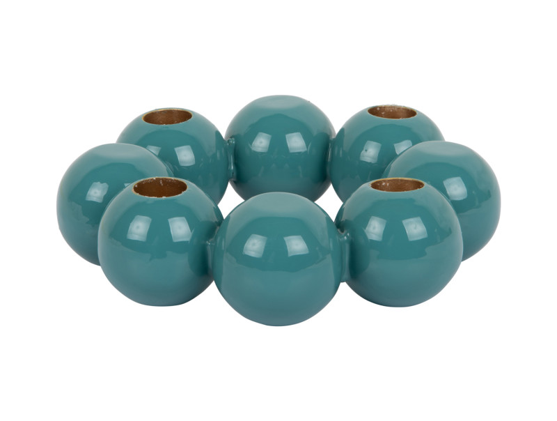 Candle Holder Bubbles Round