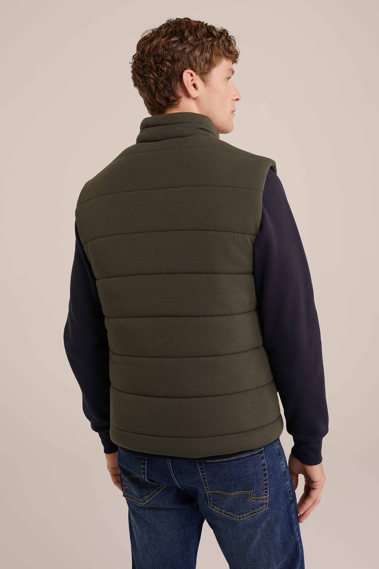 regular fit bodywarmer WE Fashion Legergroen