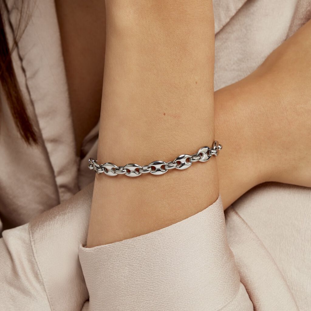 Bracelet Cadia Acier Blanc