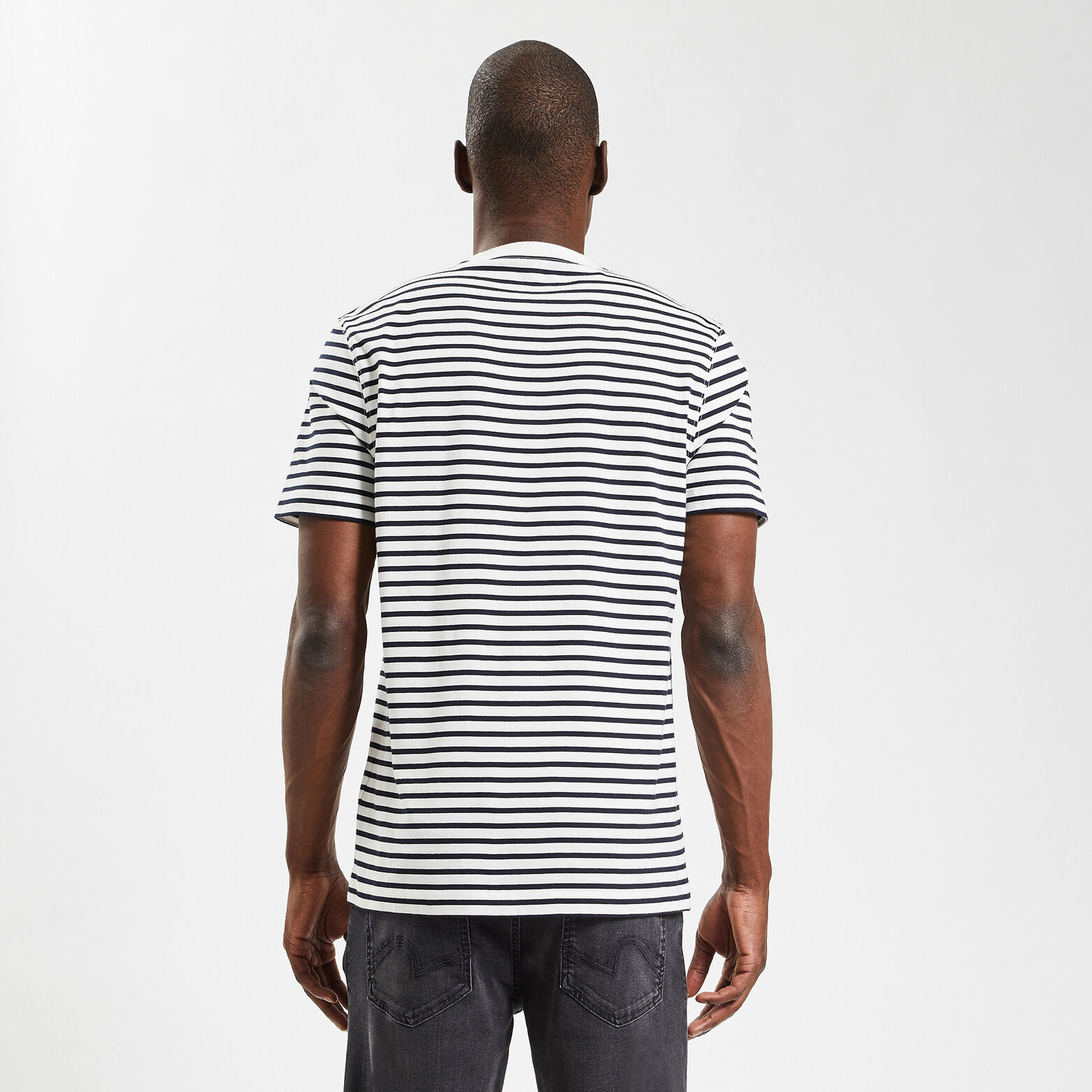 Tee shirt marinière 'le parfait by JULES' Blanc