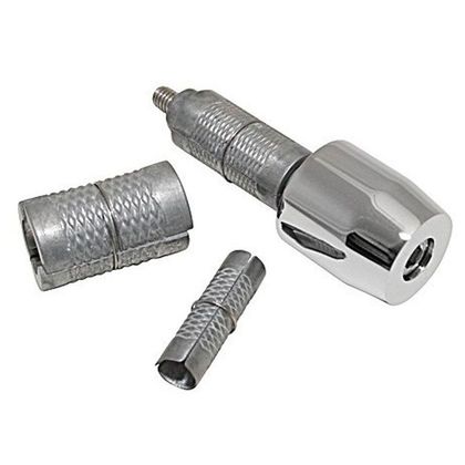 Embouts de guidon Brazoline HIGHSIDER CHROME Universel - Gris