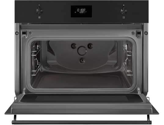 SMEG - Micro ondes Grill Encastrable SO4301M0N, 40 litres, Niche de 45 cm