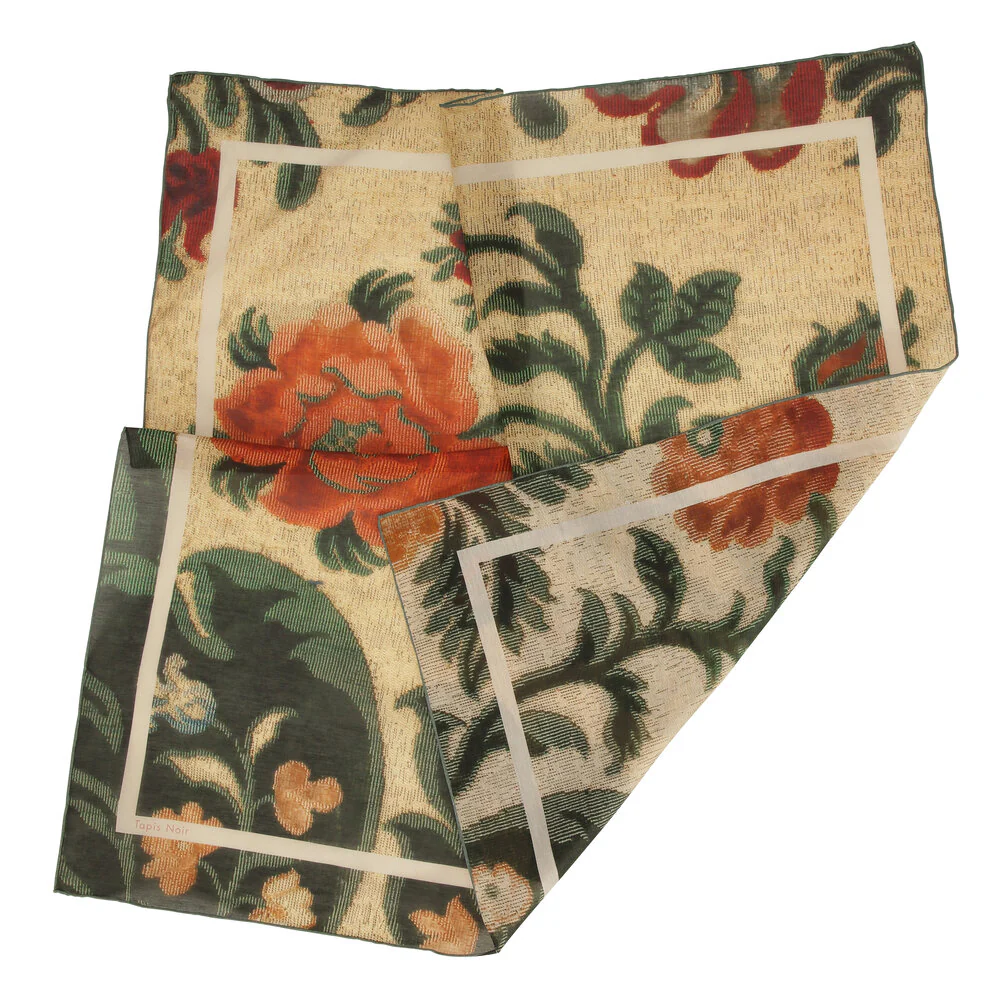 Tapis Noir  Light Rose tørklæde - grøn