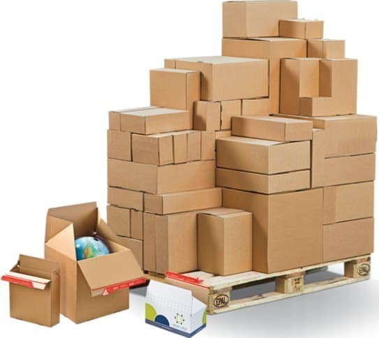 Papkasse, ColomPac® Eurobox-series, HxBxD 195 x 95 x 90 mm, pakke a 20 stk.