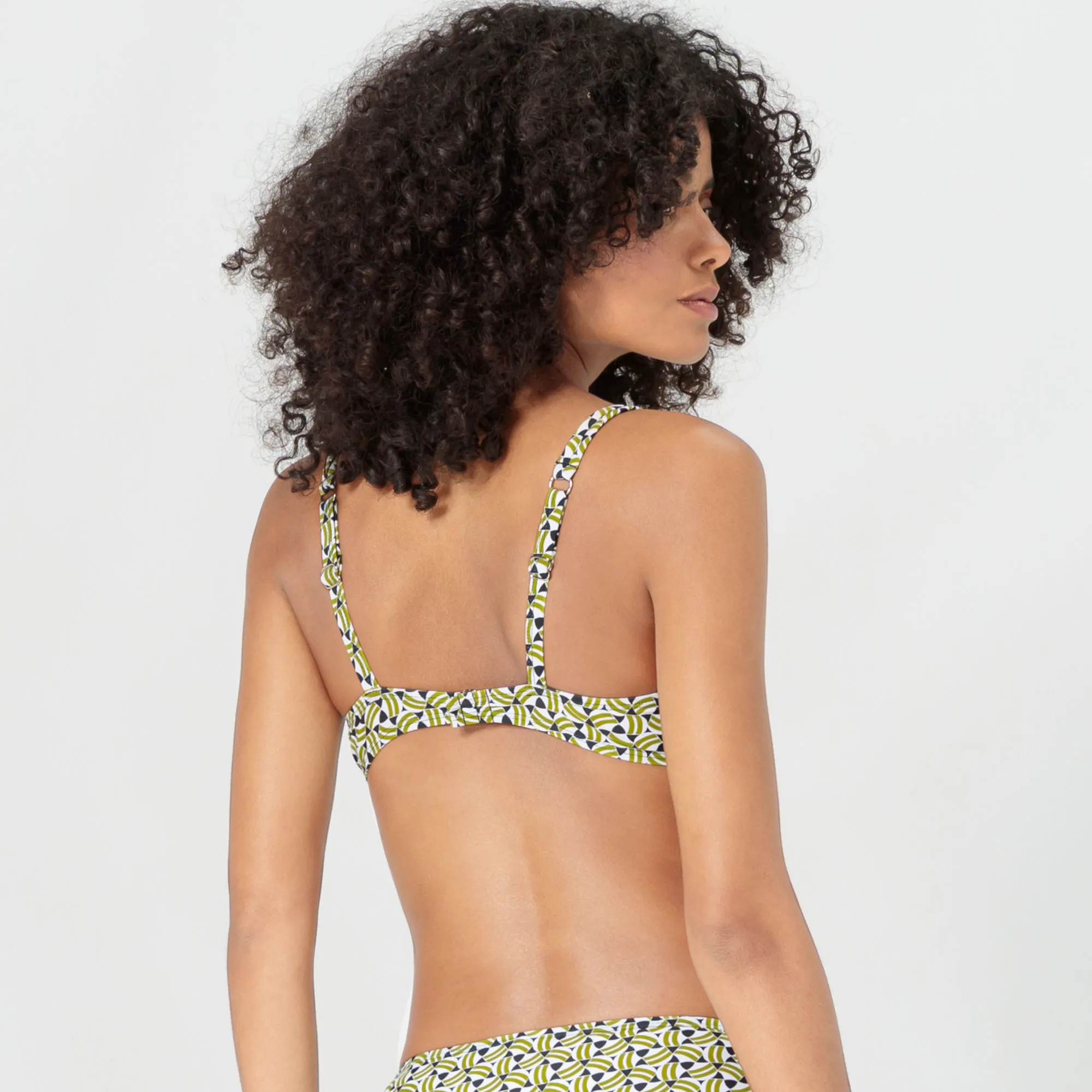 Damen-Bikini-Oberteil mit Trend-Muster