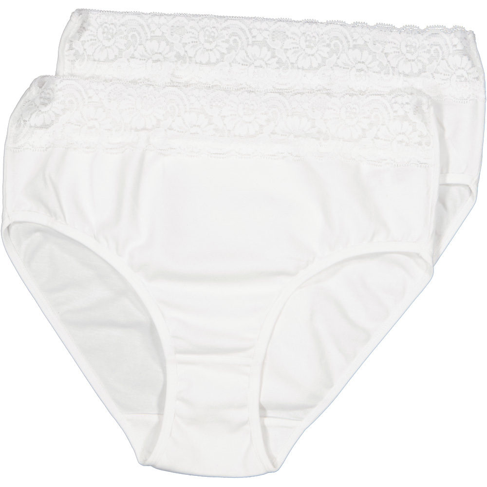 Jane Dames heupslip  2-Pack Wit kopen? Goed en goedkoop