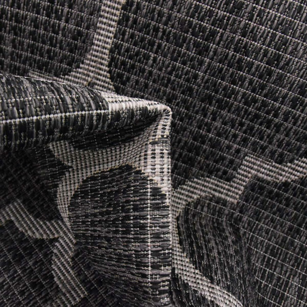 Tapis extérieur gris 70x140 cm