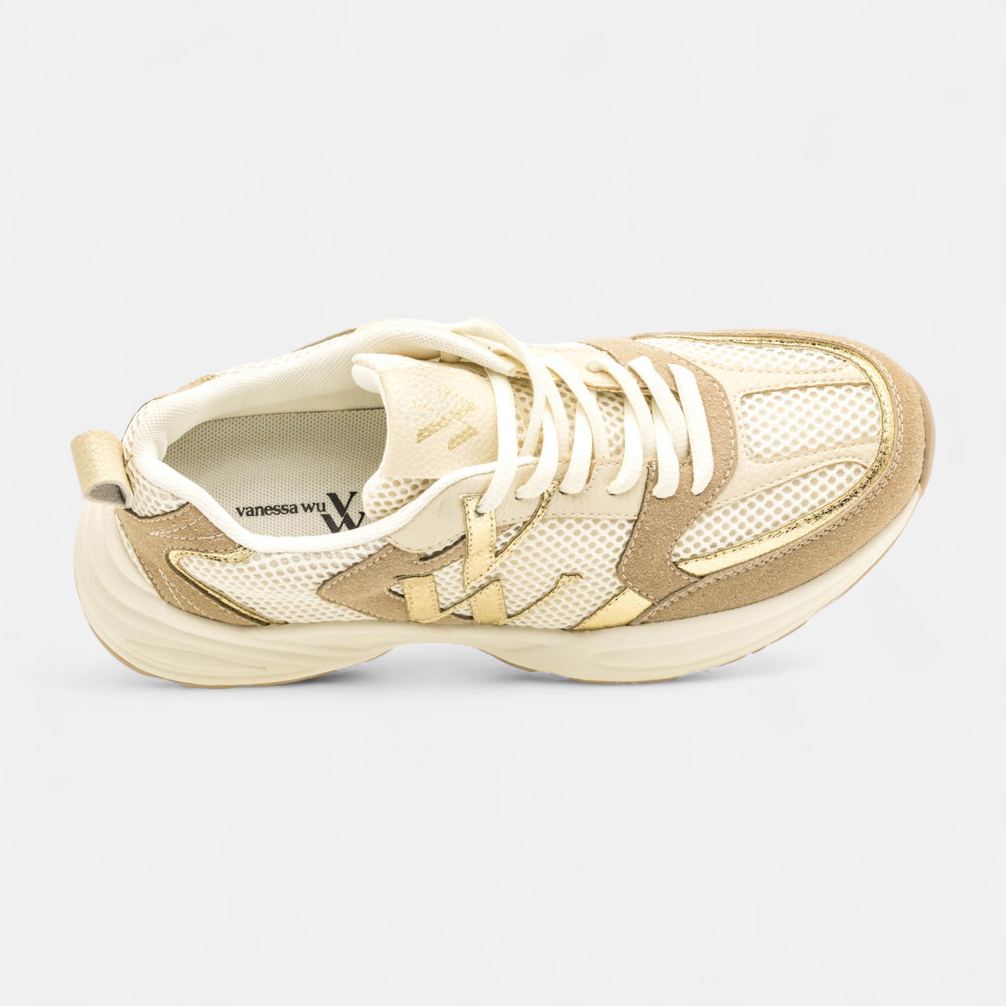 Baskets basses Femme beige