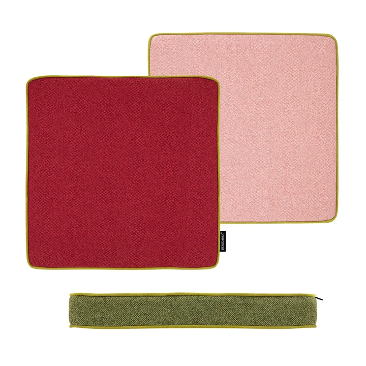 Remember - Sitzkissen 40 x 40 cm, cranberry