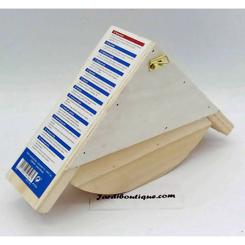 Hôtel pour abeille en bois 25 × 15 × 6,5 cm