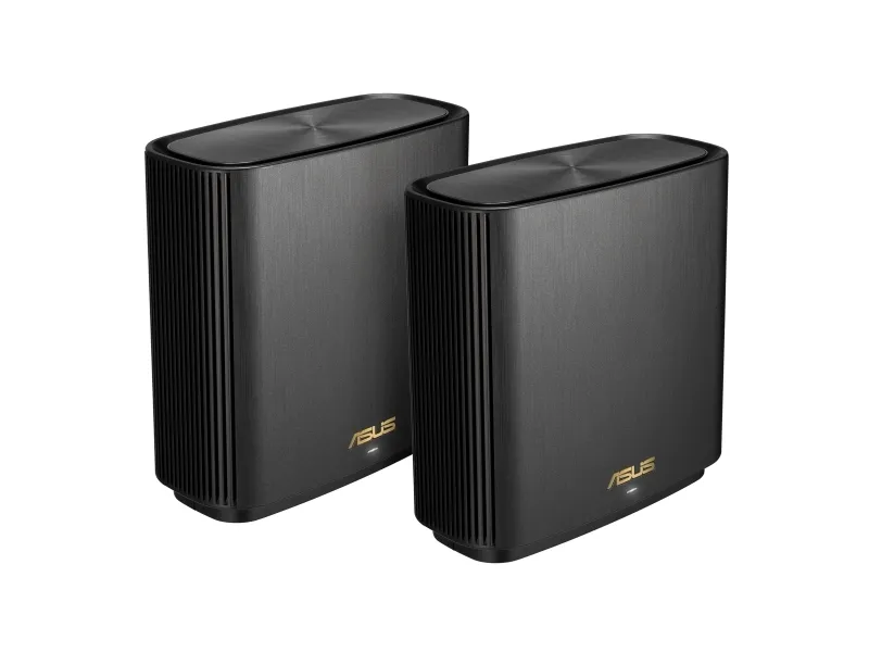 ASUS ZenWiFi XT9 - Wi-Fi-system - (2 routere) - op til 5700 sq.ft - mesh 1GbE, 2.5GbE - Wi-Fi 6 - Tri-Band