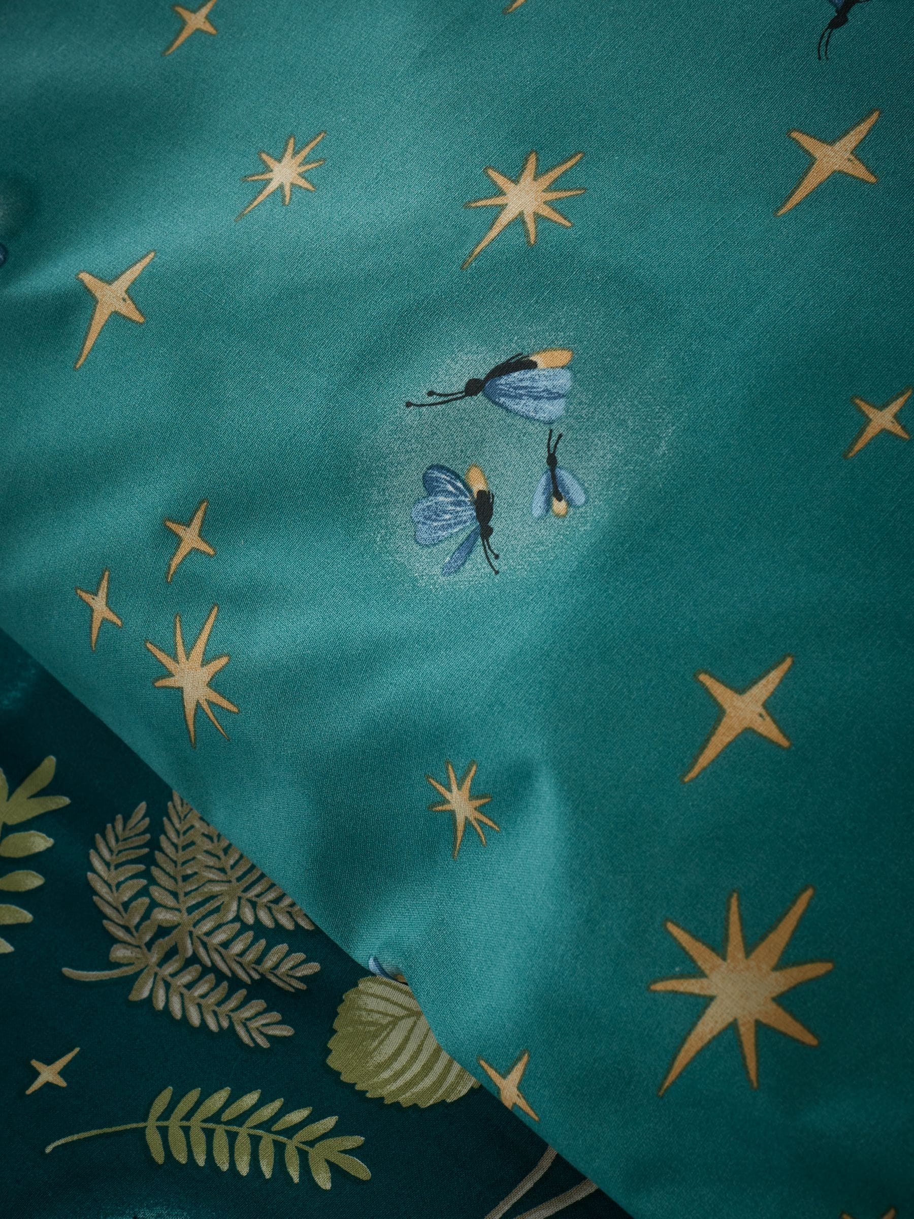 Catherine Lansfield Enchanted Twilight dekbedovertrek met dierenprint en kussensloop