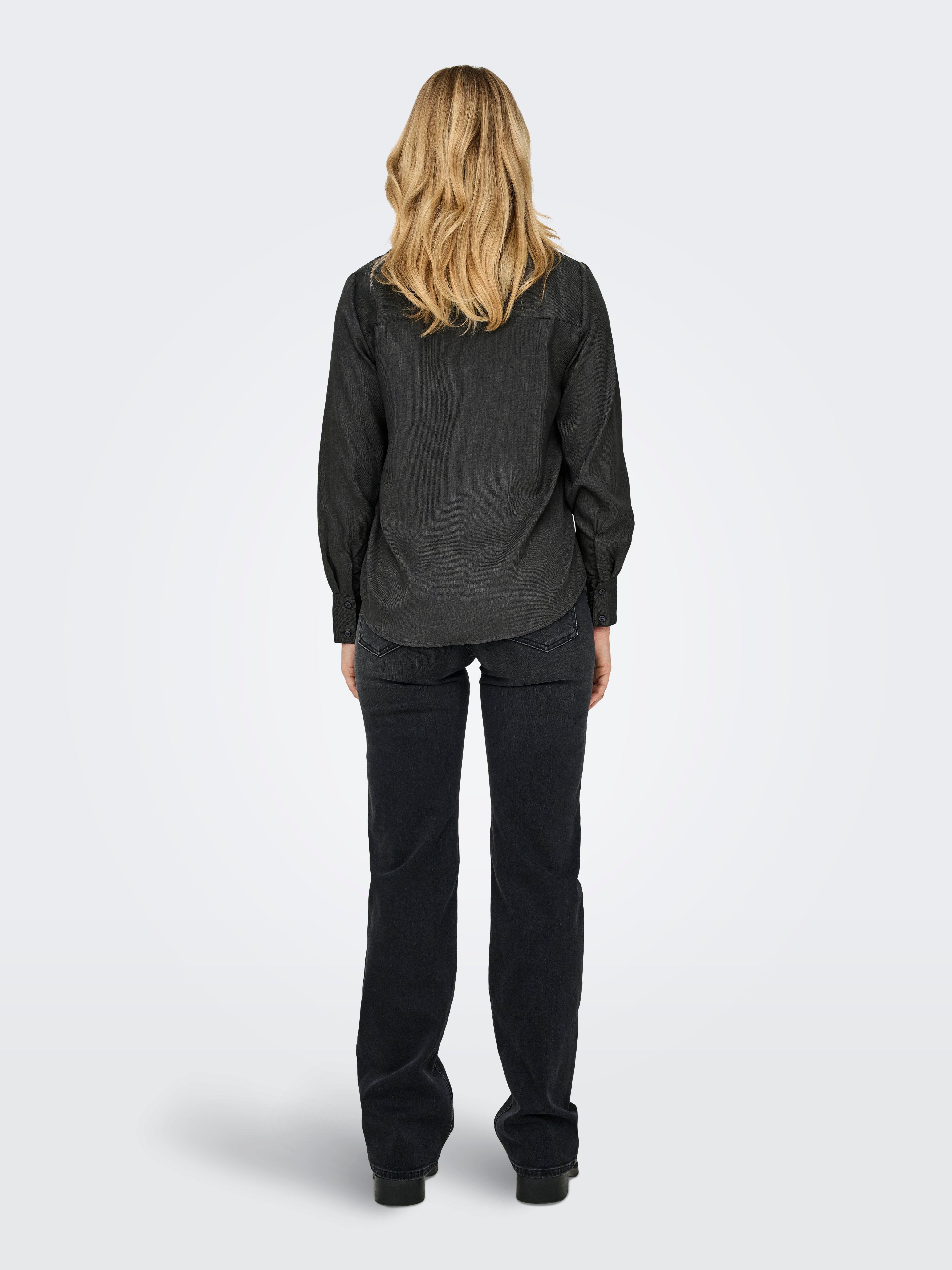 ONLLULU Hemd Dark Grey Melange